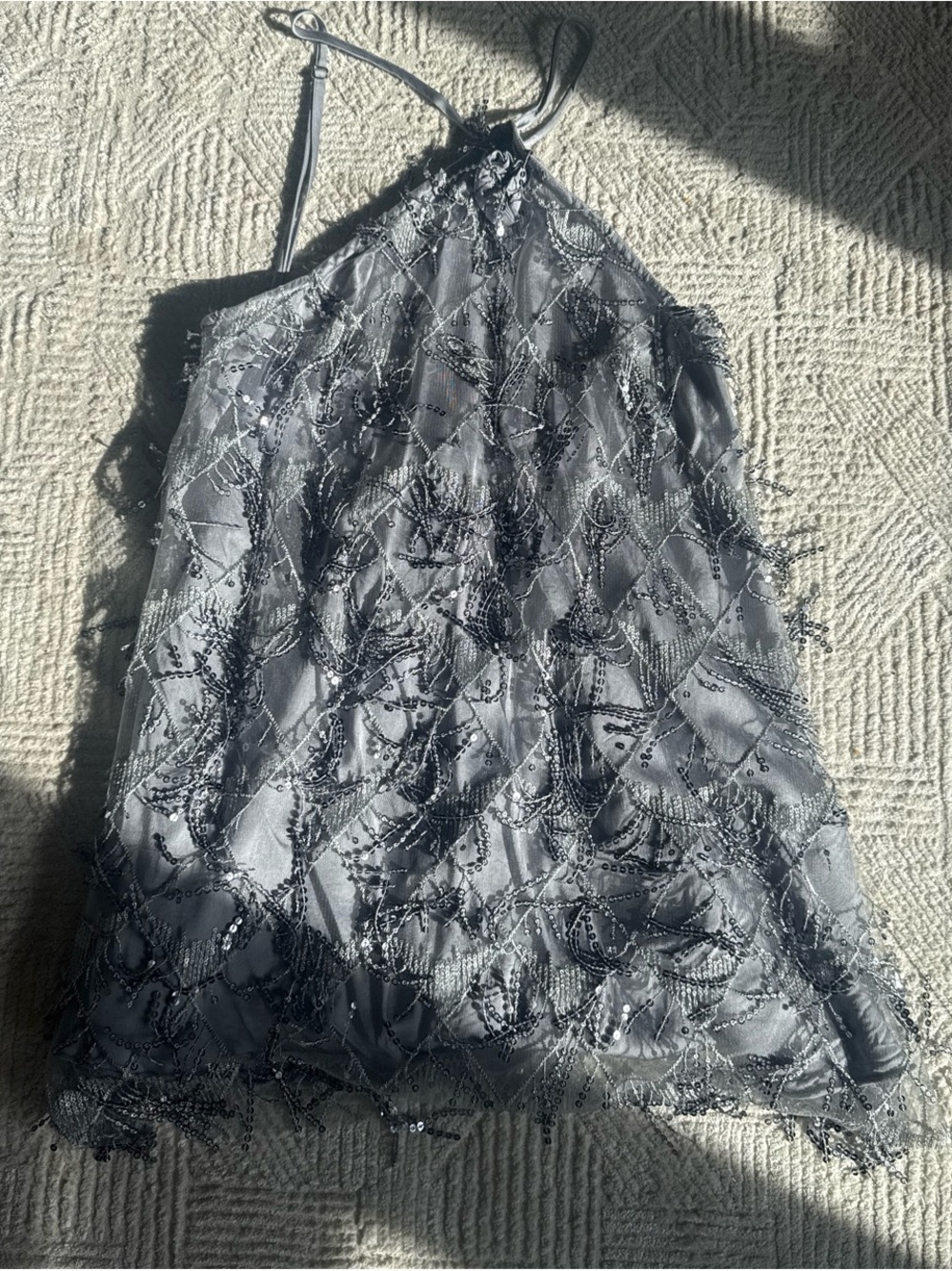Lou Grey Sequin Party Dress